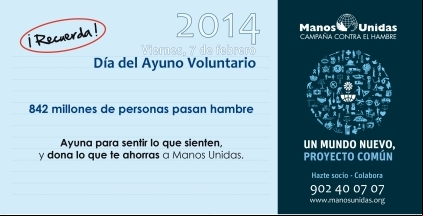 Manos Unidas_Ayuno Voluntario