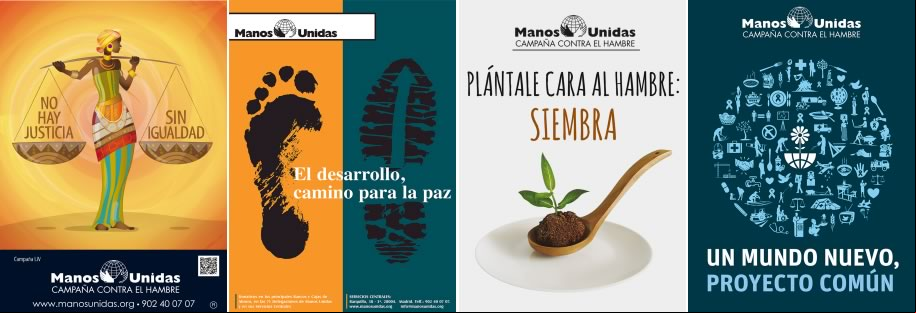 Manos Unidas. Carteles