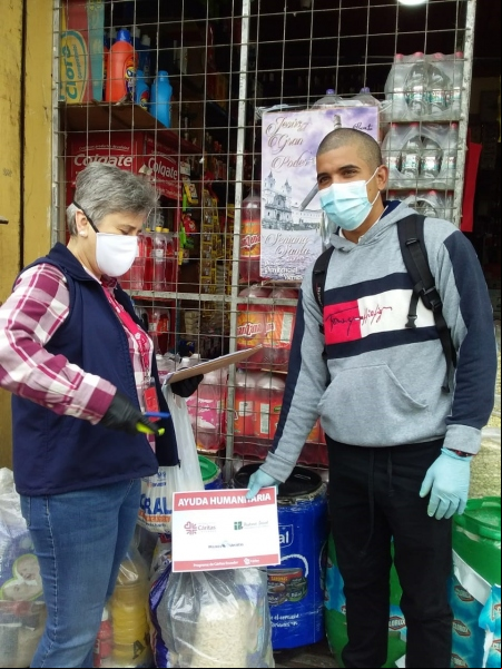 Proyectos de emergencia de Manos Unidas contra el Coronavirus en América Latina (Foto ilustrativa: Ecuador| Caritas Ecuador)