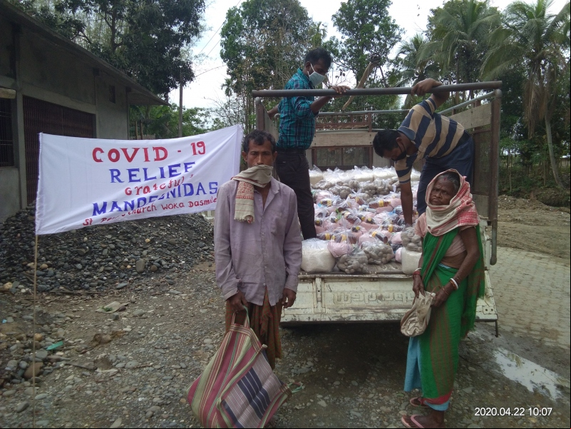 Proyectos de emergencia de Manos Unidas contra el Coronavirus en Asia (Foto ilustrativa: India-Assam|Jesuitas Patna)