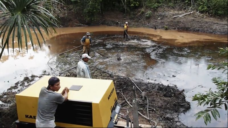 Agua contaminada en la Amazonía ecuatoriana_Foto: FDA
