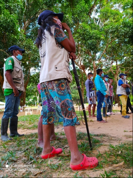 GUARDIA INDIGENA EN REUNION DE FORTALECIMIENTO - Foto Corporación Claretiana Norman Pérez Bello - Colombia - Manos Unidas