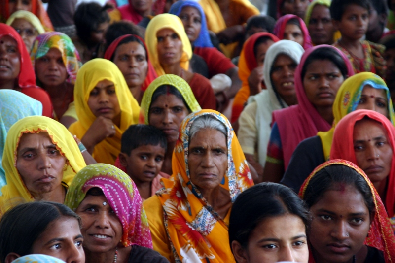 Grupos de autoayuda de mujeres en India. 