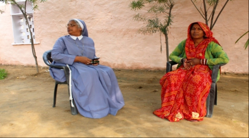 Sister Pauline y Kausalya Devi del proyecto Samridhi. Foto: Manos Unidas
