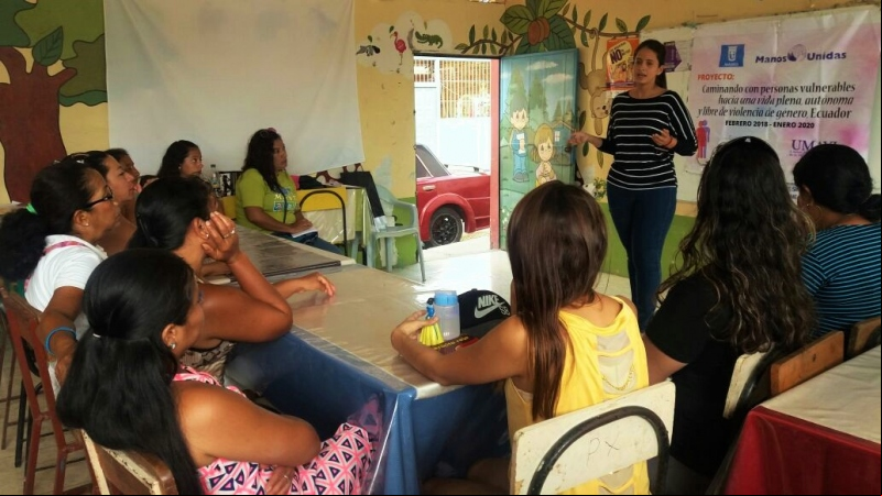 Prevención de la violencia contra la mujer en Ecuador - Manos Unidas