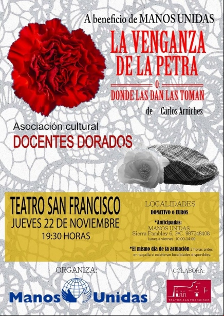 Teatro solidario: La venganza de la Petra. A beneficio de Manos Unidas