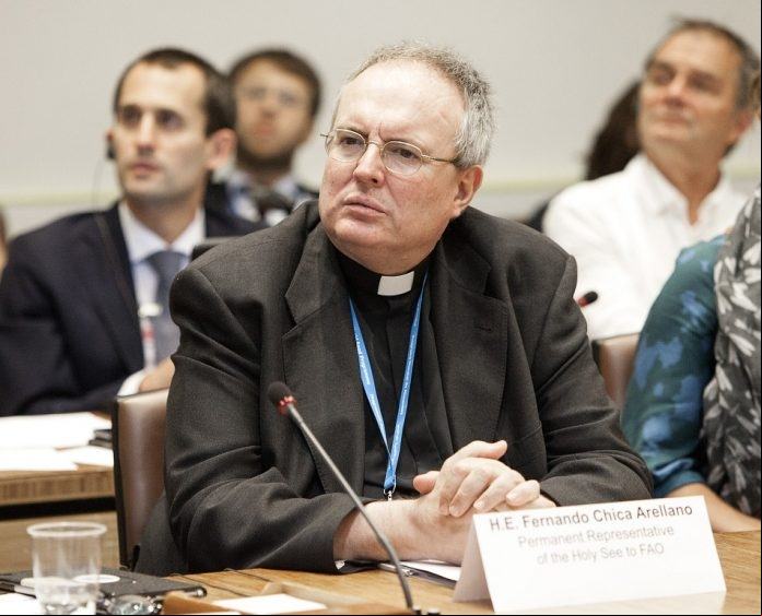 Monseñor Chica Arellano. Foto: ONU