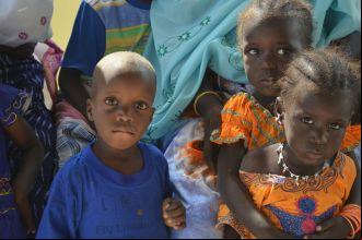 Niños de la región de Gorgol, en Mauritania