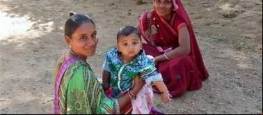 El 55% de la mortalidad infantil  de esta zona de India se debe a problemas relacionados con la desnutrición.