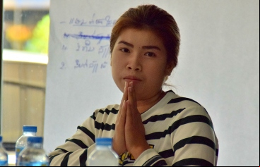 Formación de mujeres contra la trata en Chamak (Laos). Foto de Manos Unidas