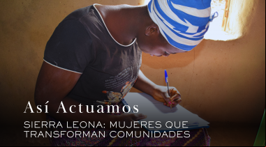 Así Actuamos: Sierra Leona, mujeres que transforman comunidades. Fotografía: Patricia Garrido