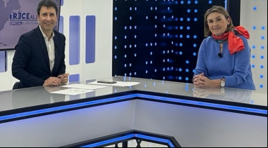 José Luis Pérez y Cecilia Pilar Gracia, momentos antes del inicio del programa. | Imagen: Rosa María Granero